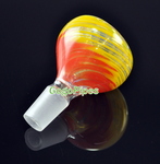 Rasta Glass On Glass Bowl 14mm