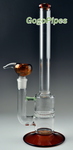 Honey Comb Water Pipes Amber